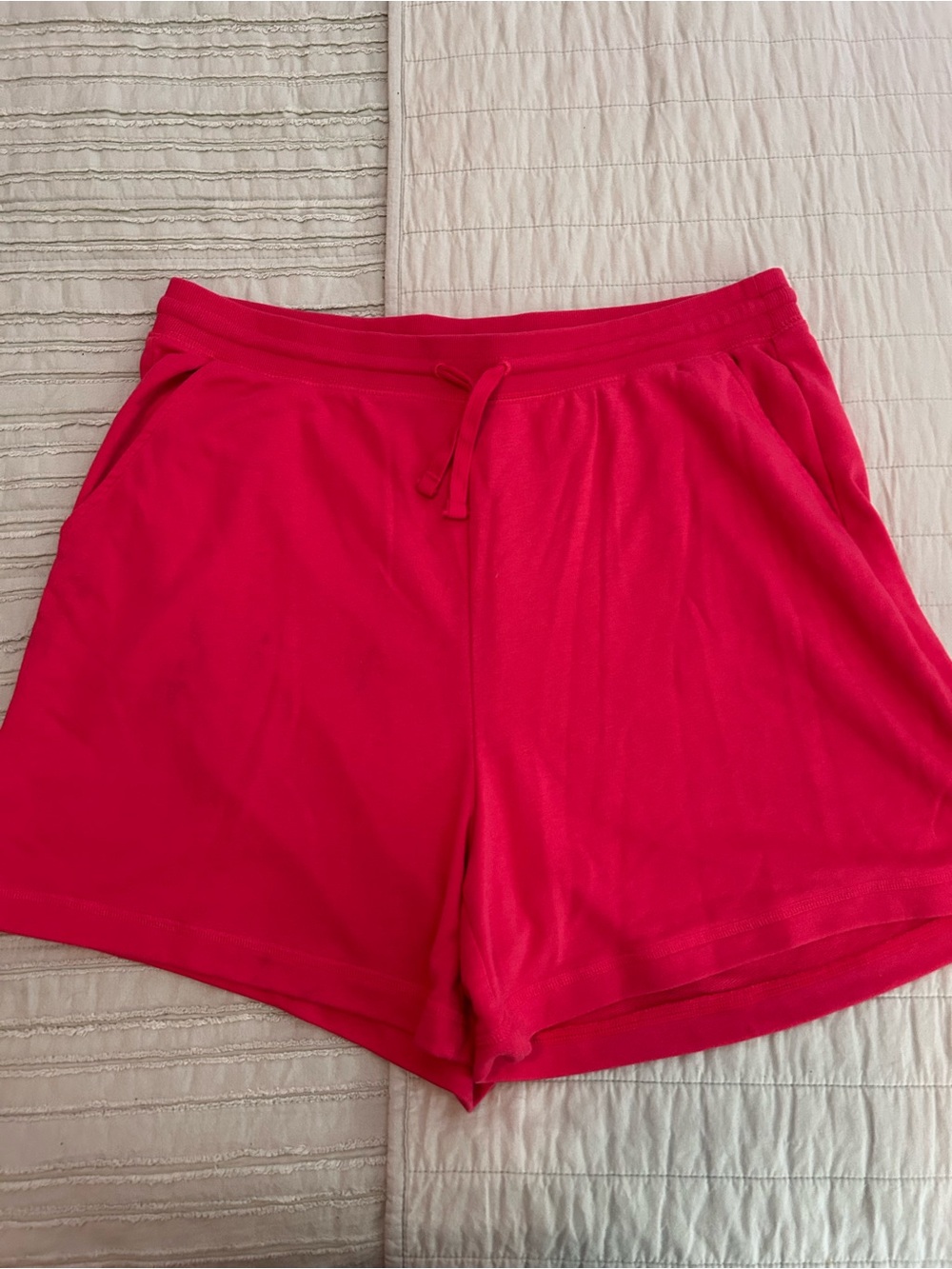 Old Navy Bright Pink Drawstring Athletic Shorts Size XL